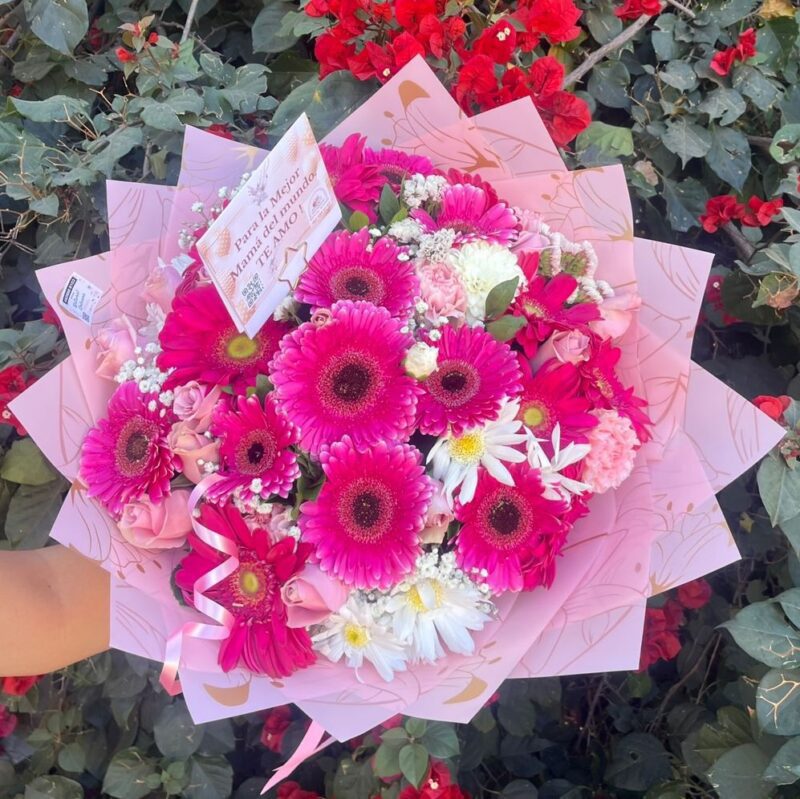 Ramo 12 Gerberas Rosita