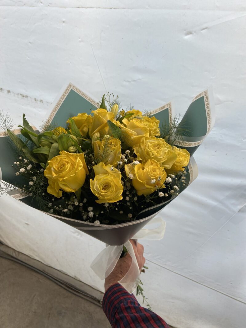 Ramo con 14 rosas Amarillas