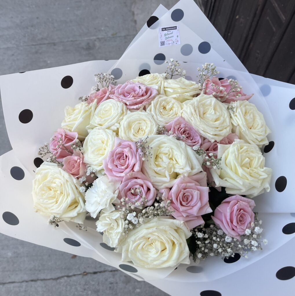 ramo rosita con blanco