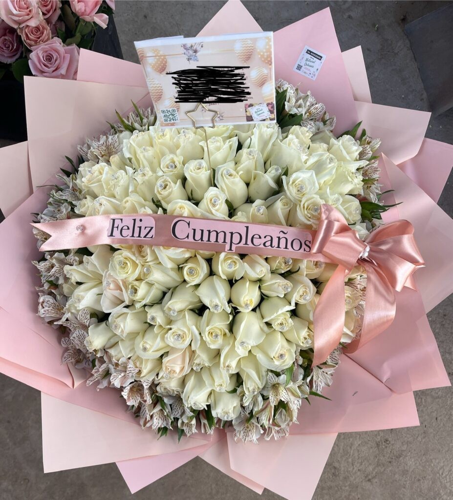 Ramo 150 rosas Blancas