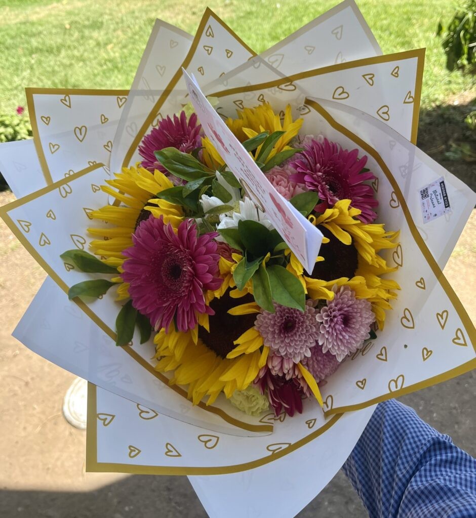 Amarillo Gerbera y girasol