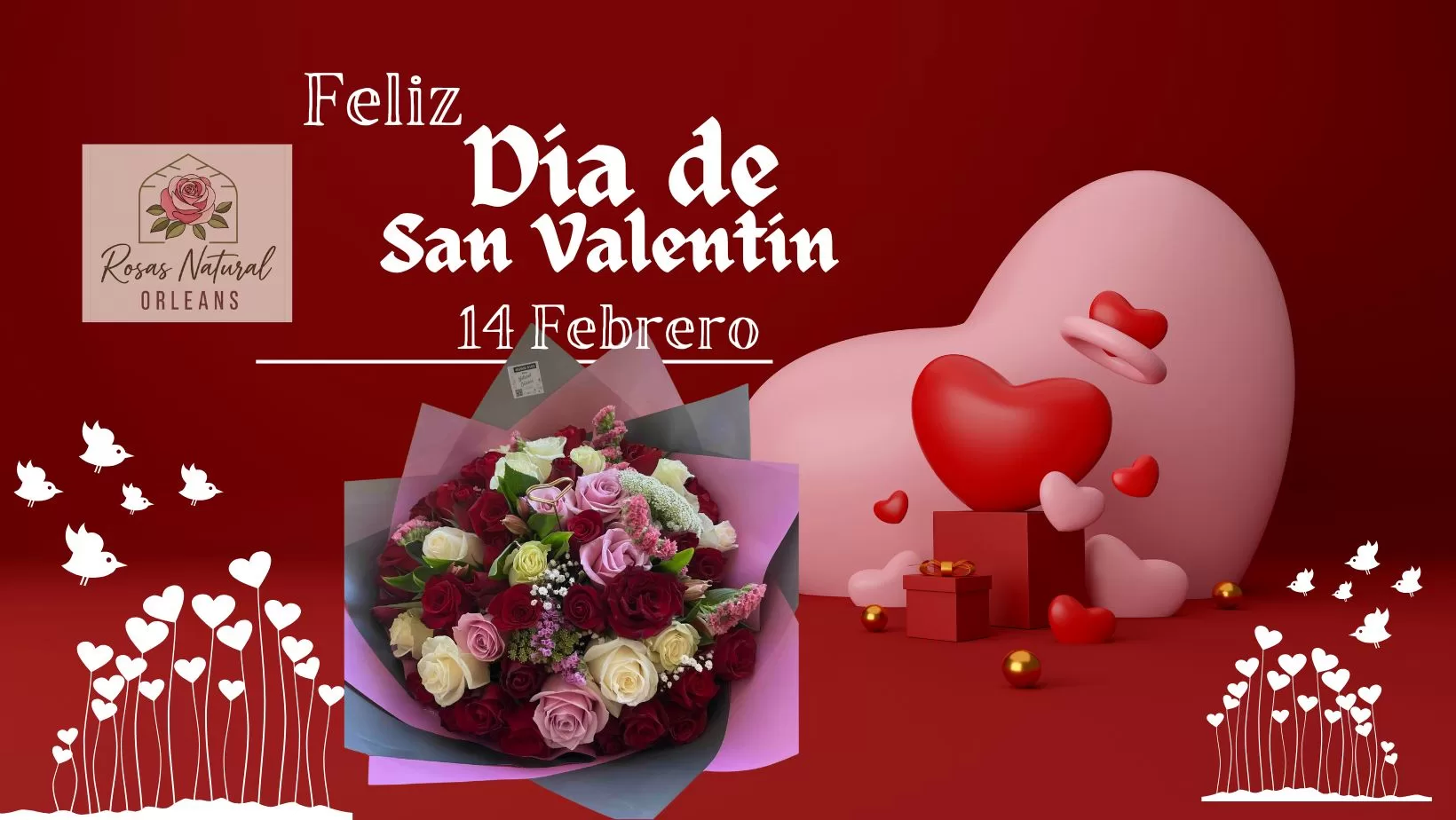 Natural Orleans Feliz San Valentin 14 de Febrero